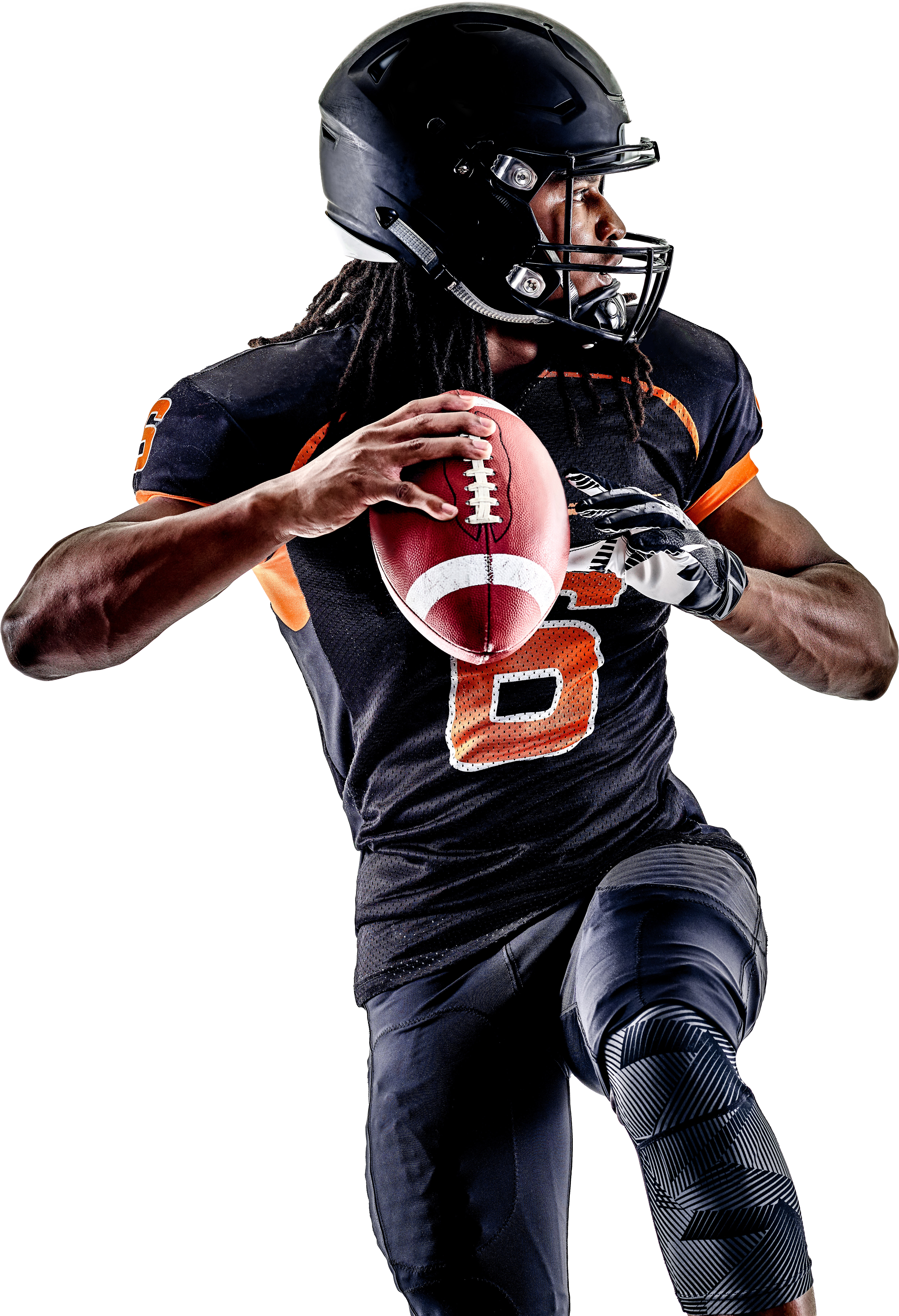 A Man Playing Football